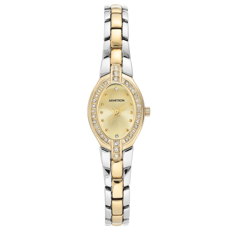 Armitron now ladies oval two toned dress watch NEW BATTERY Armitron Now Two-tone Women main image 4