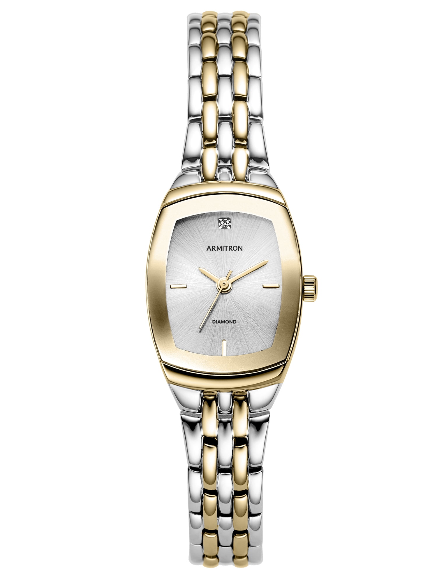 Armitron Womens Two-Tone and Silver Diamond Dial Philippines Ubuy - Main Image