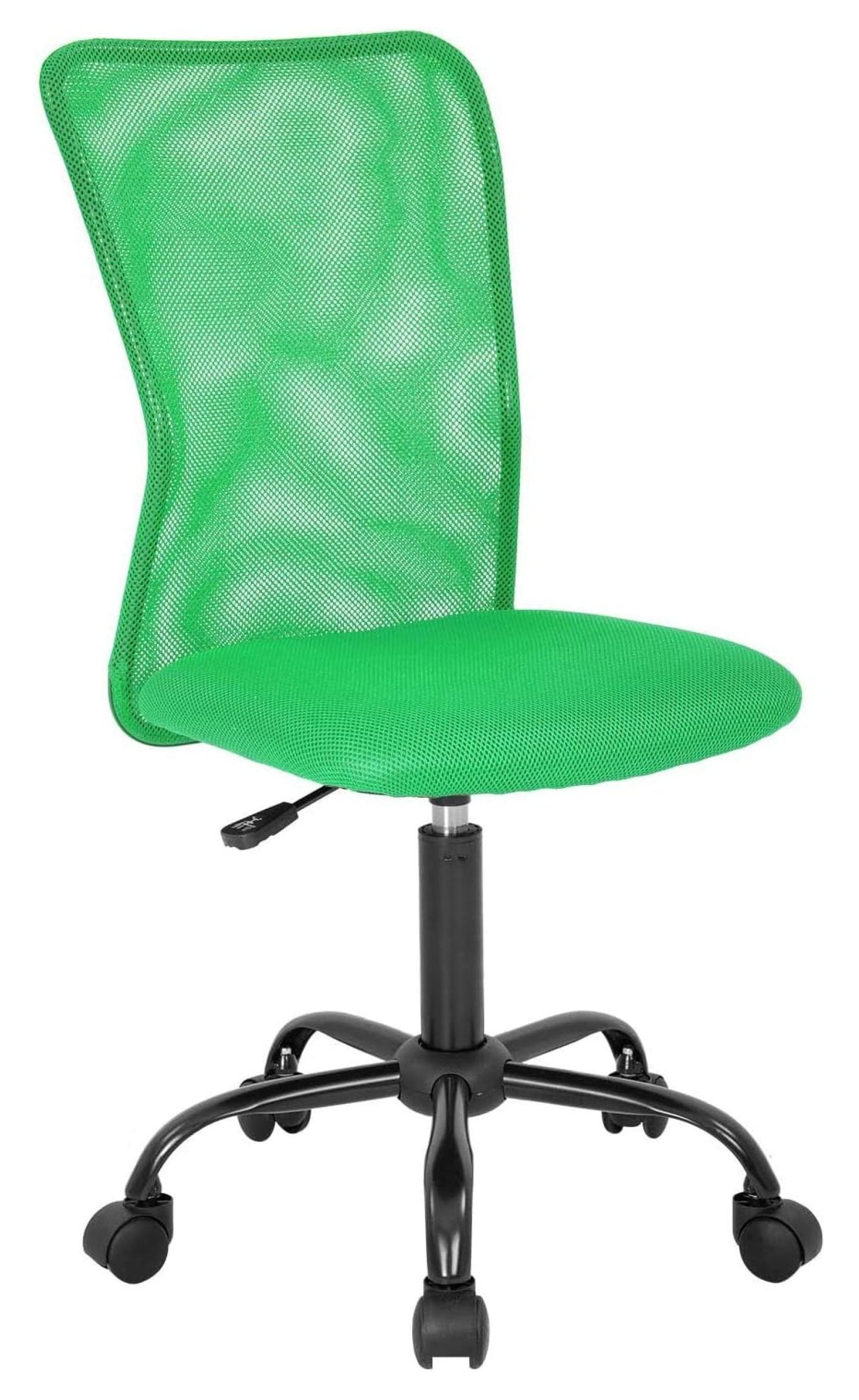 Armless Computer Chair Mesh Office Task Chair Desk Chairs Swivel