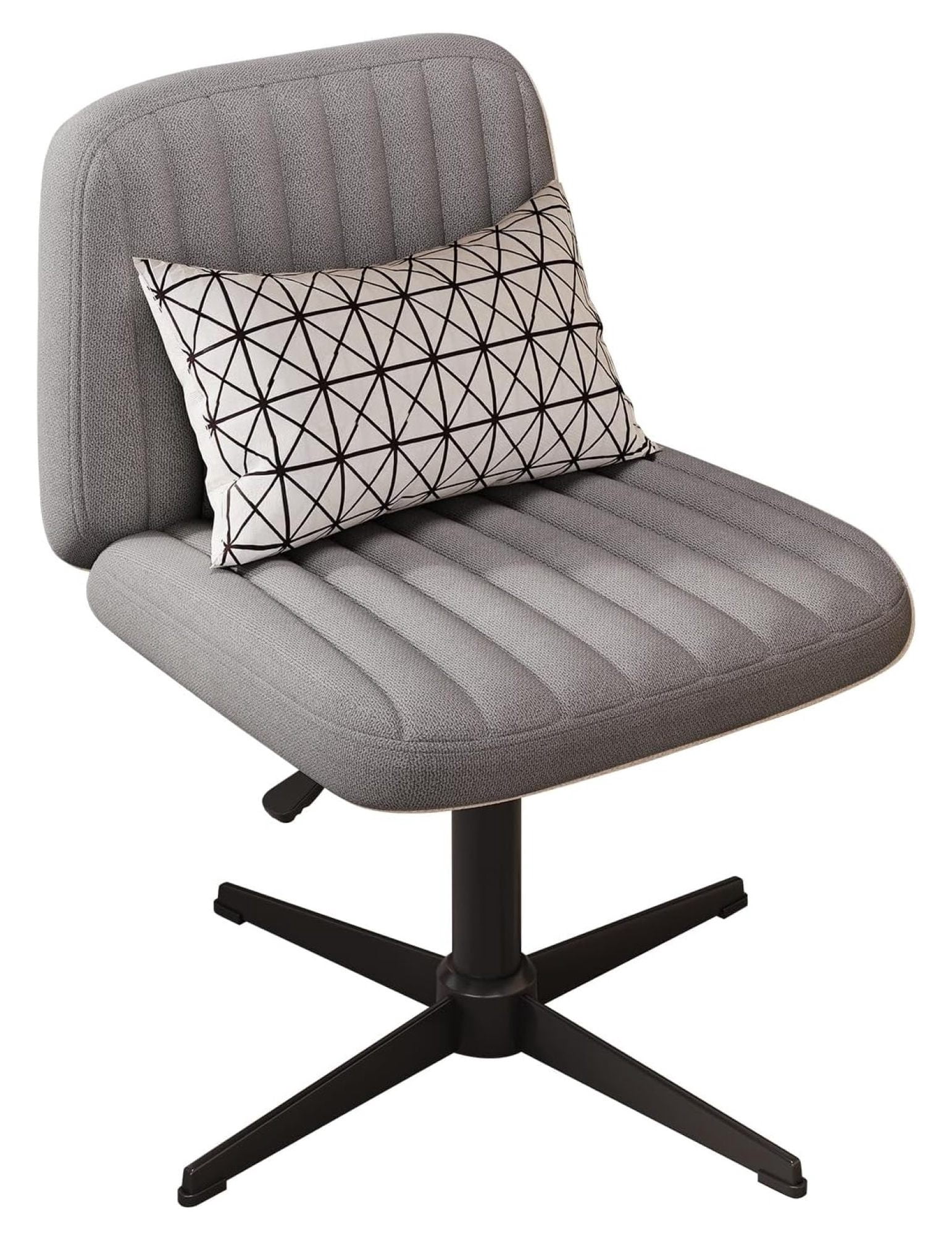 Wide Criss Cross Chair with No Wheels