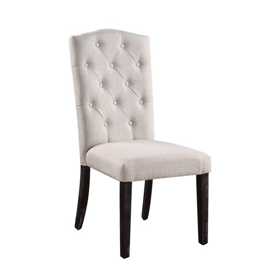 Armless Design & Weathered Finish / Ideal for Complementary Seating