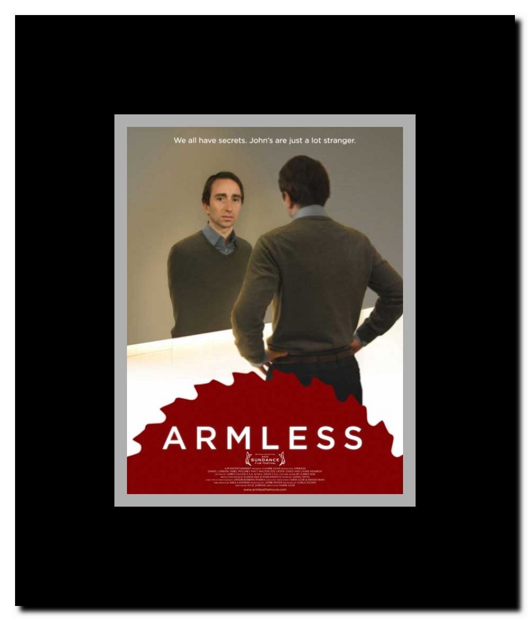 Armless Framed Movie Poster