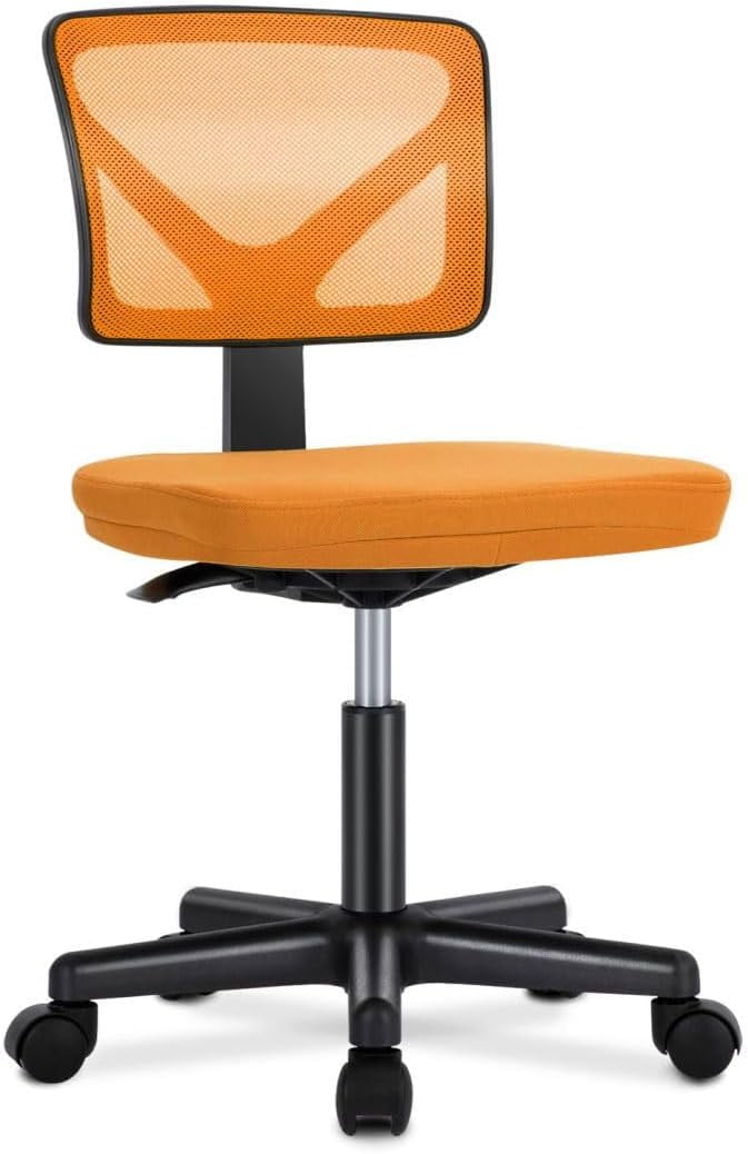 Photo inspiration: Fresh Look at Armless Mesh Office Chair Ergonomic Low Back Deskchair Adjustable