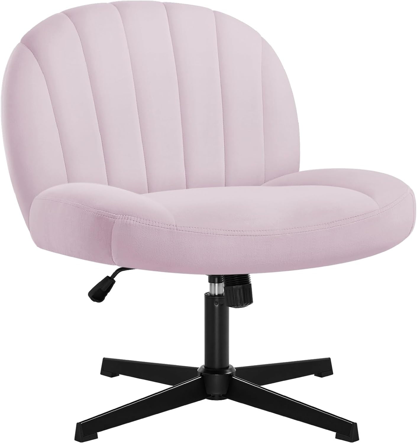 Armless Office Desk Chair No Wheels,Ergonomic Criss Cross Legged ...