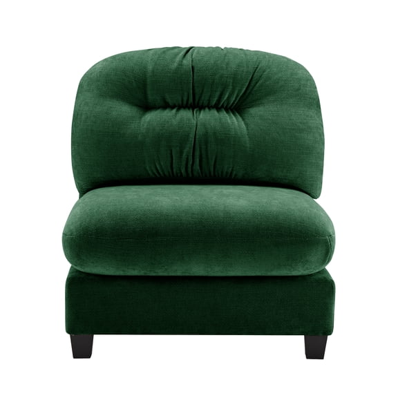 Armless Sofa-Green