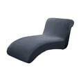 thumbnail image 1 of Armless deck Cover,Living Room Chaise Slipcover,Soft Jacquard Fabric,Machine Washable, 1 of 9