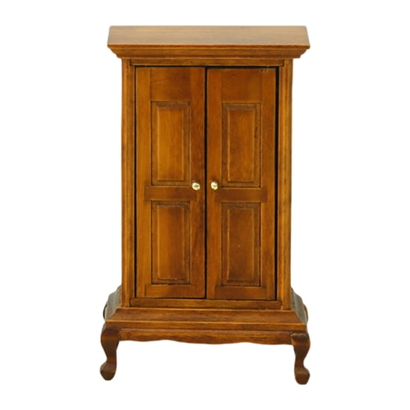 Armoire for Dolls House Small Closet Model Display Wardrobe 1:16 Model Toy Girls Dollhouses Pretend Play