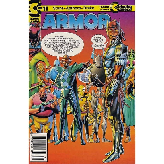 Armor #11 (Newsstand) VF ; Continuity Comic Book