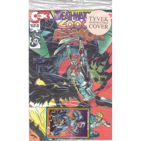 Armor (2nd Series) #3A (with card) VF ; Continuity Comic Book