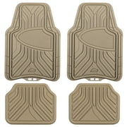 Armor All 4-Piece Tan All-Season Trim-to-Fit Floor Mats