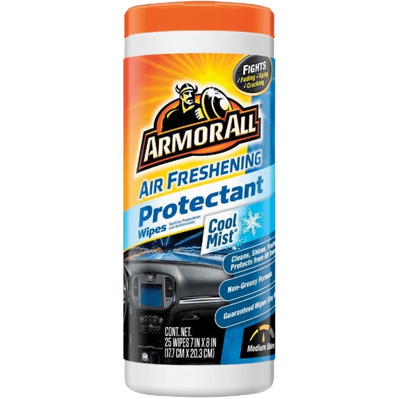 Armor All Air Freshening Protectant Wipe - Pack of 12