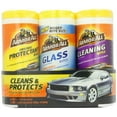 thumbnail image 1 of Armor All Auto Protectant, Cleaning, and Glass Wipes Triple Pack (75 Wipes), 1 of 5