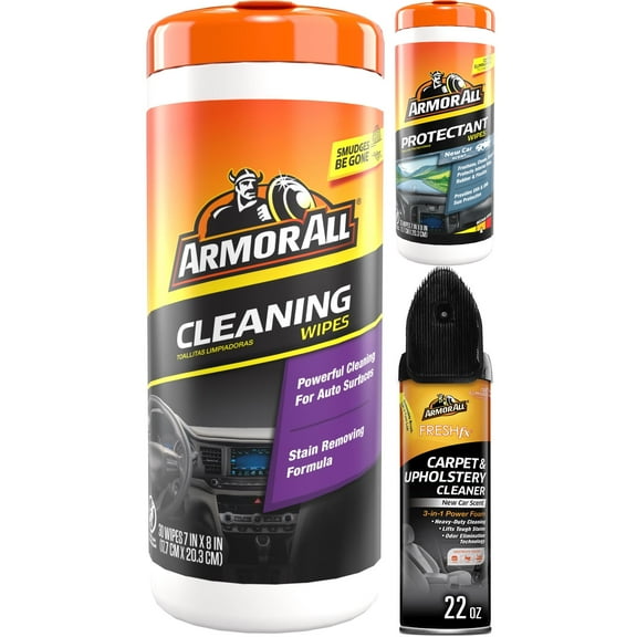 Armor All Back to School Car Cleaning Solutions, 3-Piece Bundle