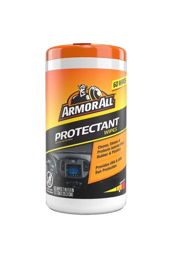 Car Interior Protectant Car Cleaning Wipes, 60 Count