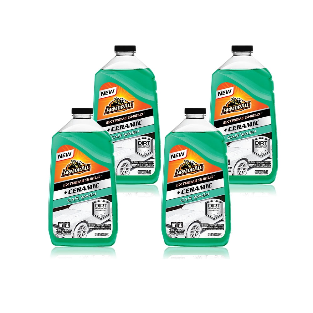 Armor All Car Wash with Extreme Shield and Ceramic technology, 50 fl. oz  (4-PACK) 