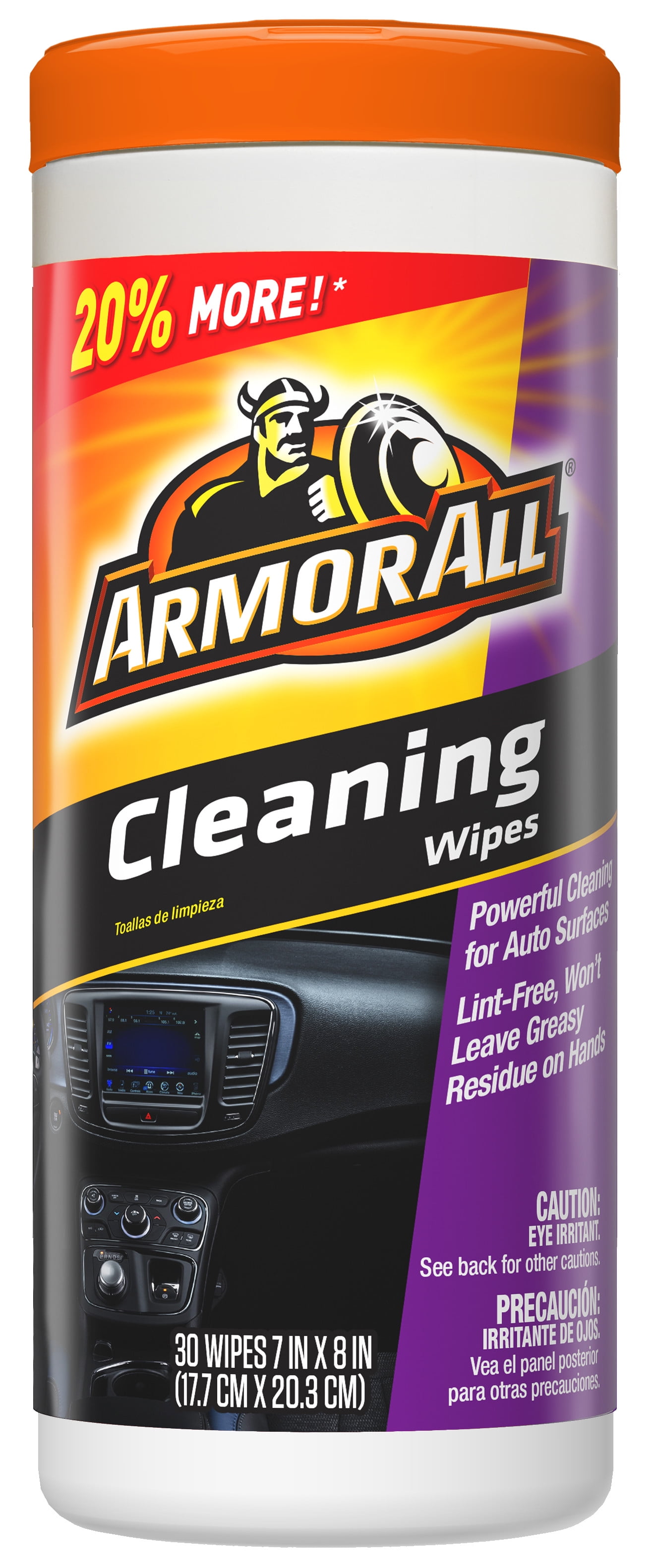 Armor All Cleaning Wipes, 30-Count