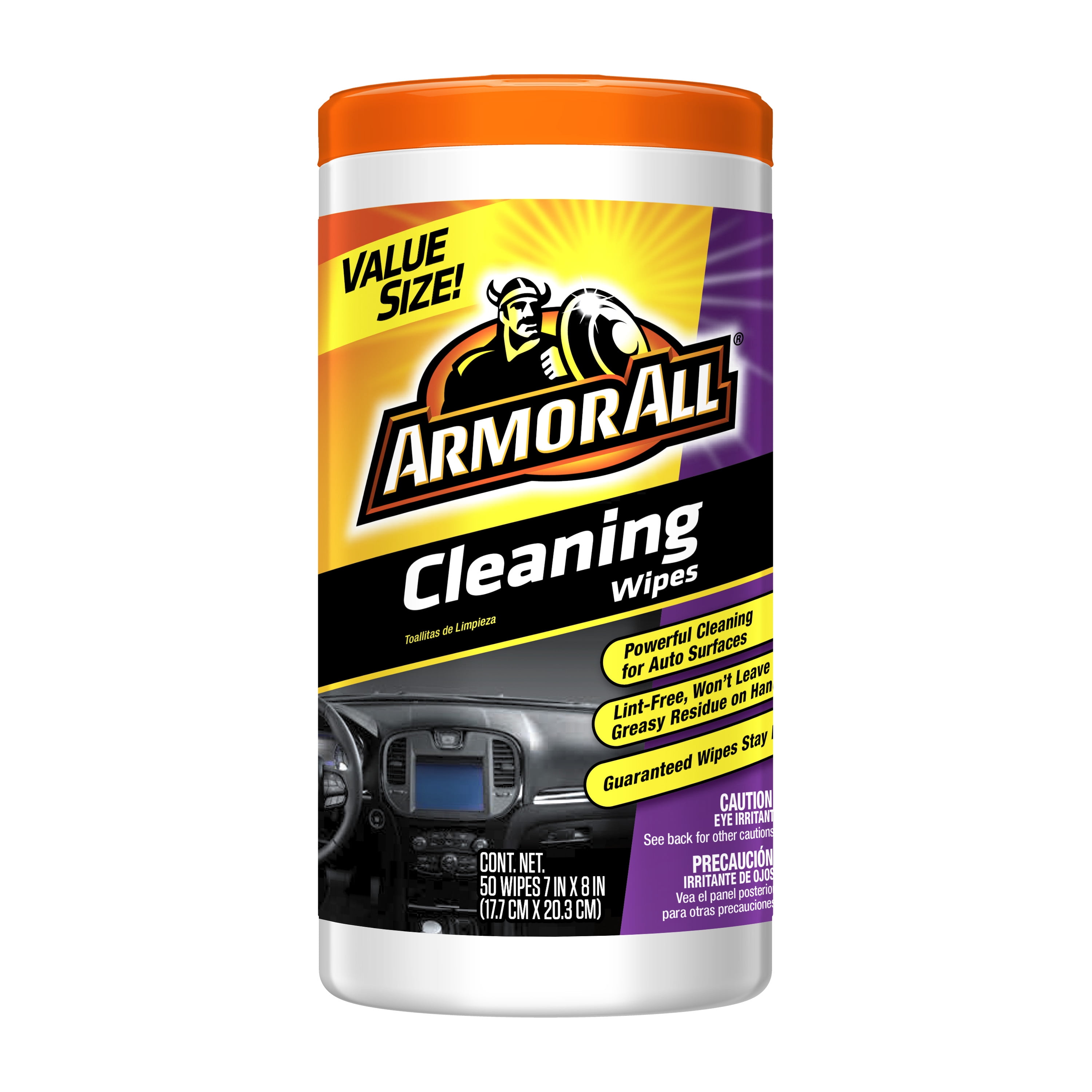 Armor All Car Wash and Cleaner Kit (8 Items) - Includes Interior Cleaning  Wipes, Concentrate, Air Freshener, Towels, 19122