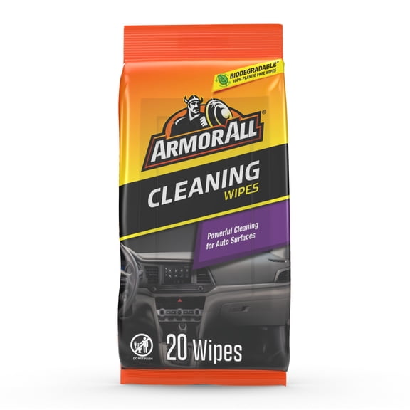 Armor All Car Cleaning Wipes, 20 Count