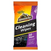 Armor All Cleaning Wipes in a Pouch, 60 Count - Car Interior Cleaner: Ultimate Car Wipes and Interior Care Products