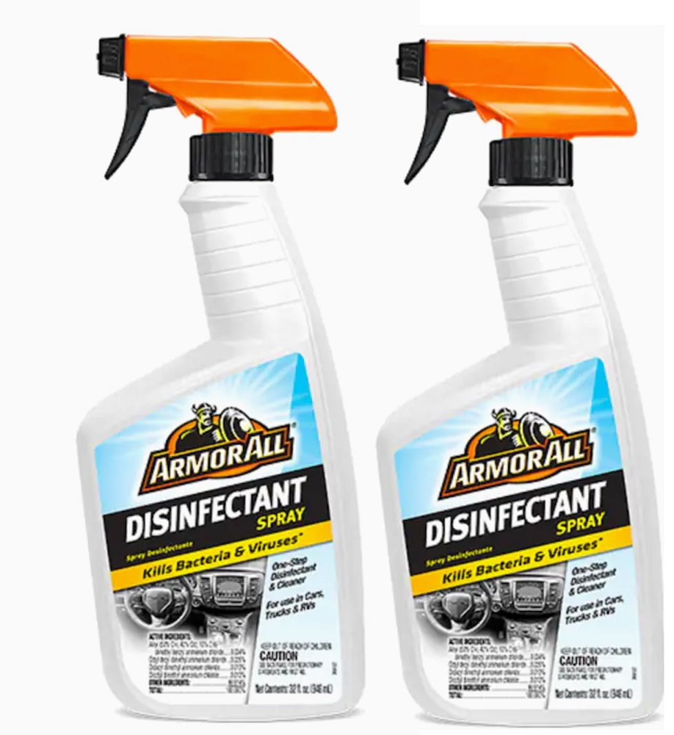 Armor All Disinfectant spray, Kill bacteria and Viruses. 32fl oz. each