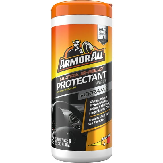 Armor All Extreme Shield Car Protectant Wipes, 25 Count