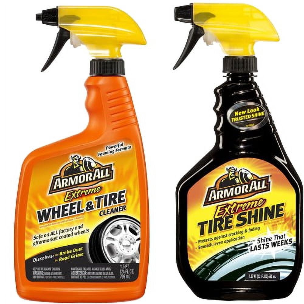 Armor All Ceramic Tire Shine and Wheel Cleaner Combo Pack (2 Items)