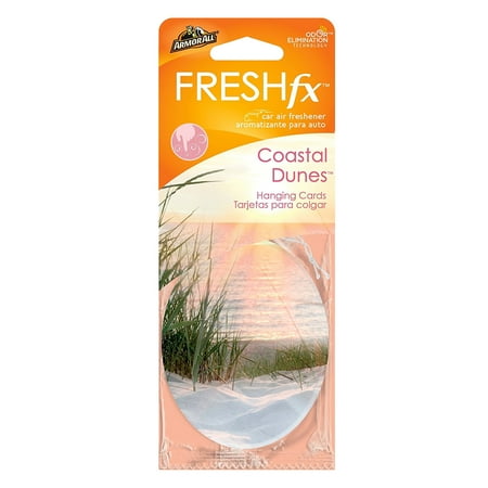 Armor All FRESHfx Car Air Freshener Hanging Card, 3-Count (Coastal Dunes)