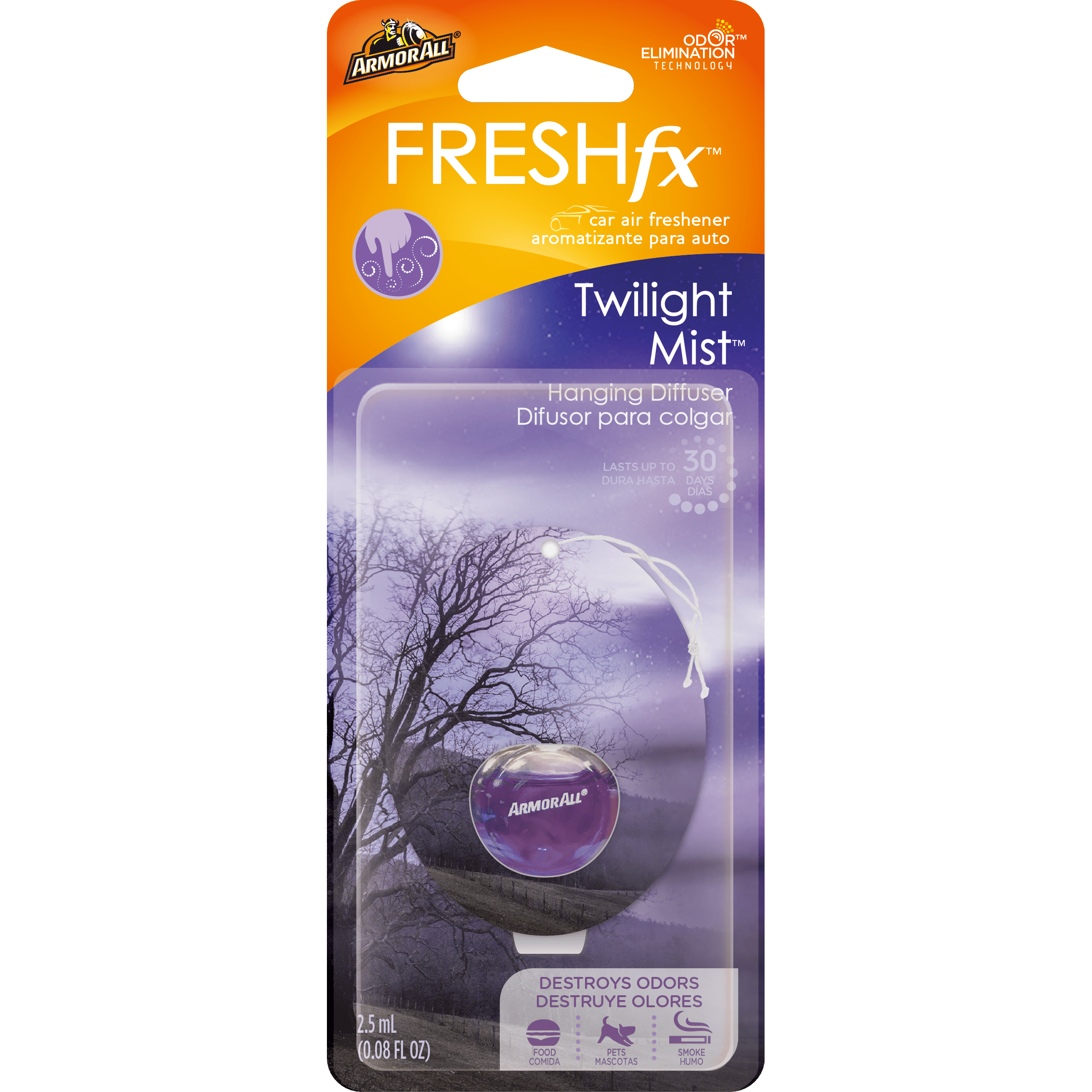 Armor All® FRESHfx™ Car Air Freshener Hanging Diffuser – Tranquil Skies™ (0.08 fluid ounces)