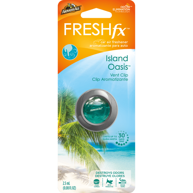 Armor All® FRESHfx™ Car Air Freshener Vent Clip Island Oasis™ (0.08