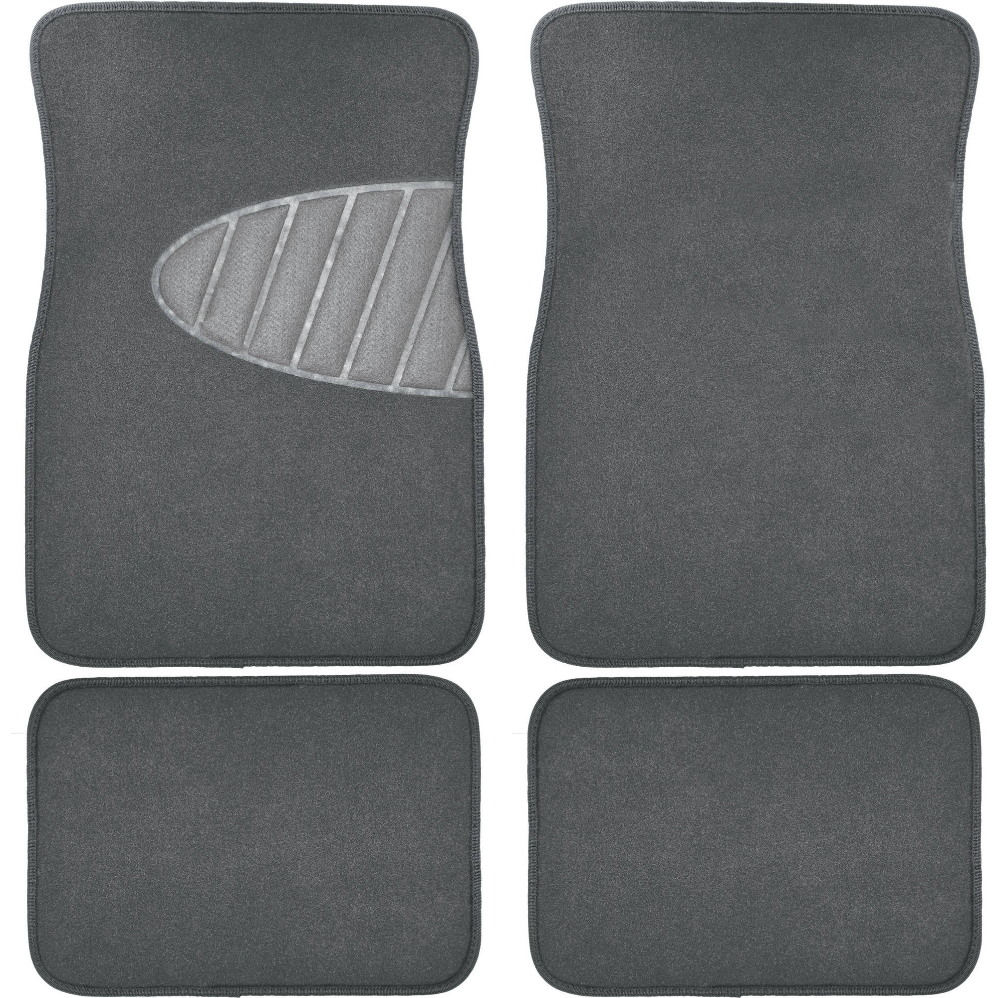 Armor All Floor Mat 4-Piece Carpet with Heal Pad, Grey - Walmart.com