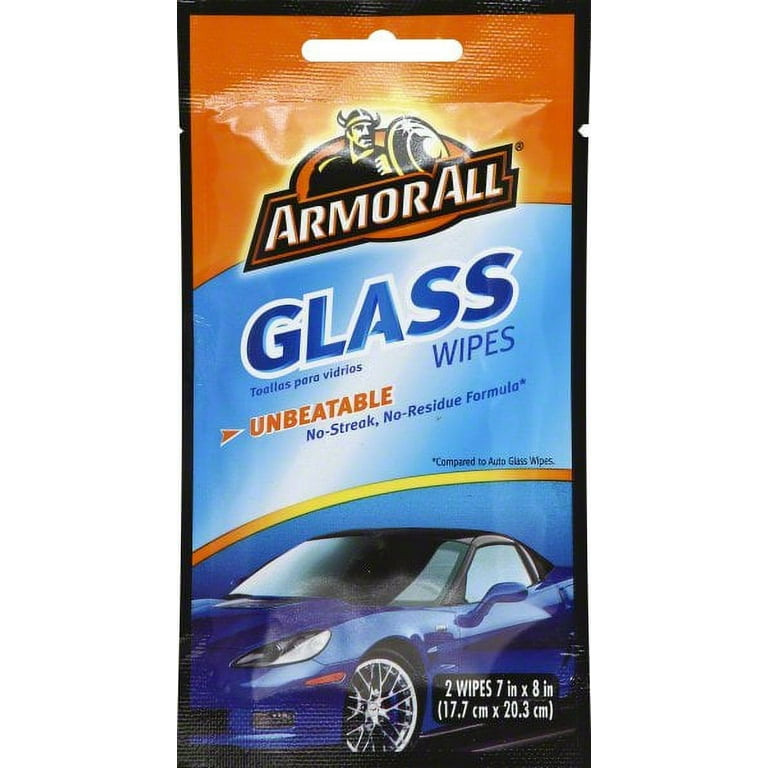 Lot of 6 Armor All Car Glass Wipes 2 Wipes per Package 70612172402
