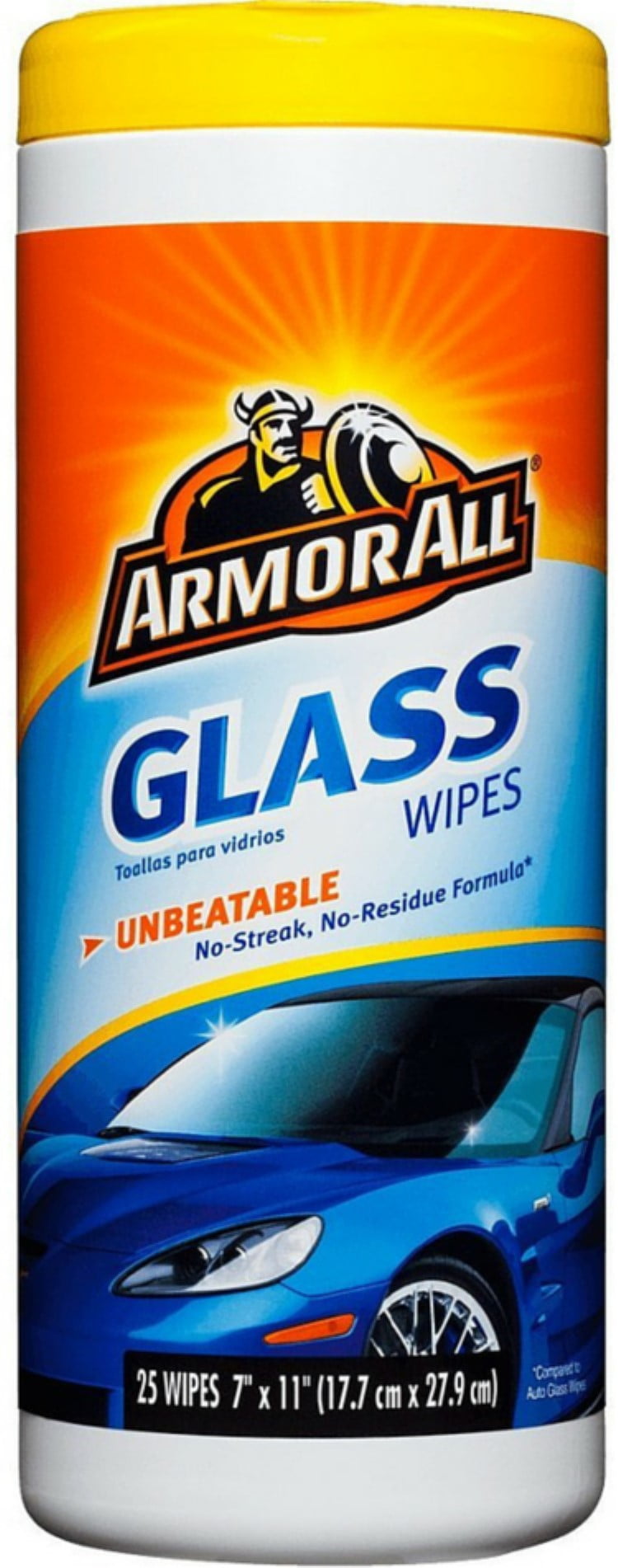 Armor All Glass Wipes 25 ea (Pack of 4)