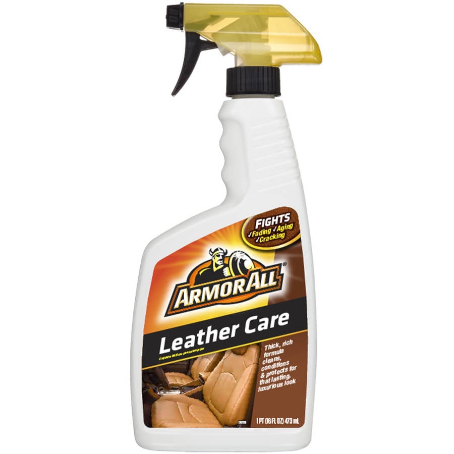 Armor All Leather Protectant, Car Leather Cleaner Spray for Car Detailing, 16 fl oz Bottle