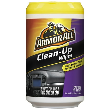 Armor All Multi Surface Clean up Wipes (15 Count), Cleaning Cloths & Wipes