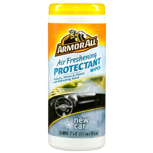 Armor All Car Interior Protectant Wipes in New Car Scent, 25 Count
