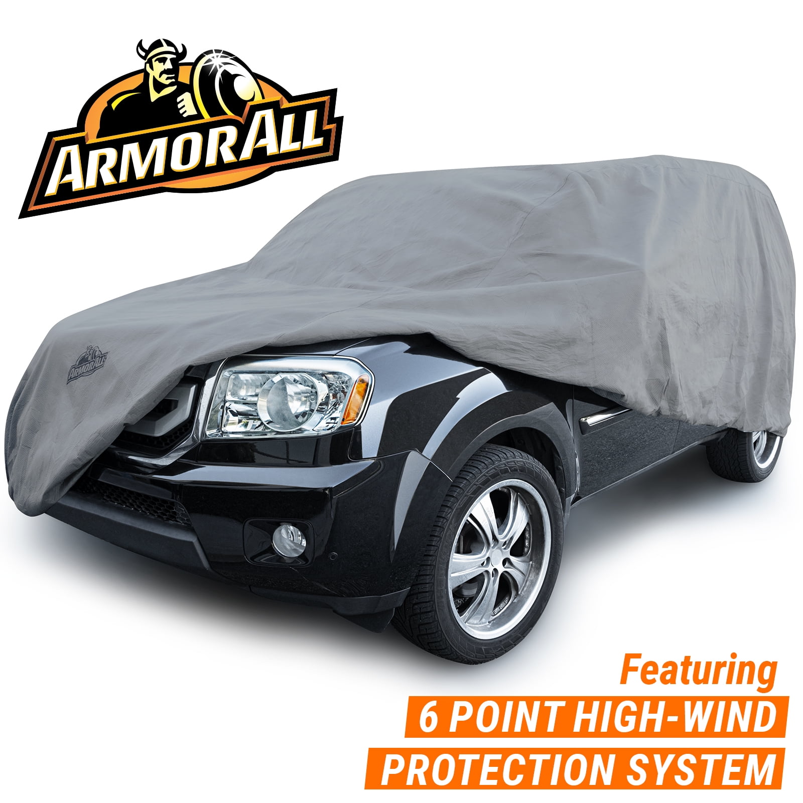 Armor All SUV Cover, Heavy Duty All Weather Protection, Fits SUVs Length up  to 205