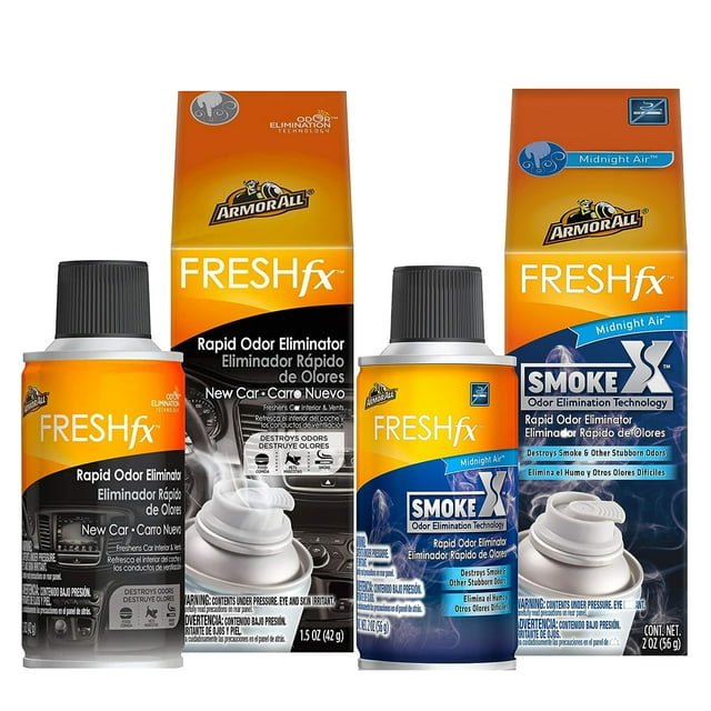 Armor All Smoke X Car Purifier and Air Freshener Bundle Midnight Air