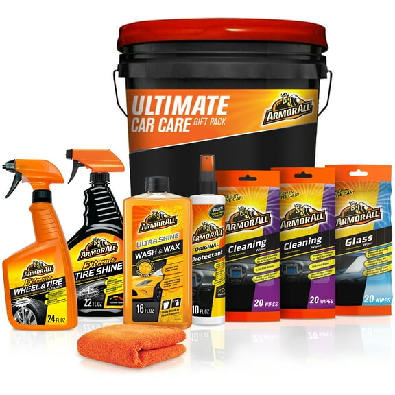 Armor All Ultimate Car Care Gift Pack, 10-Piece Set