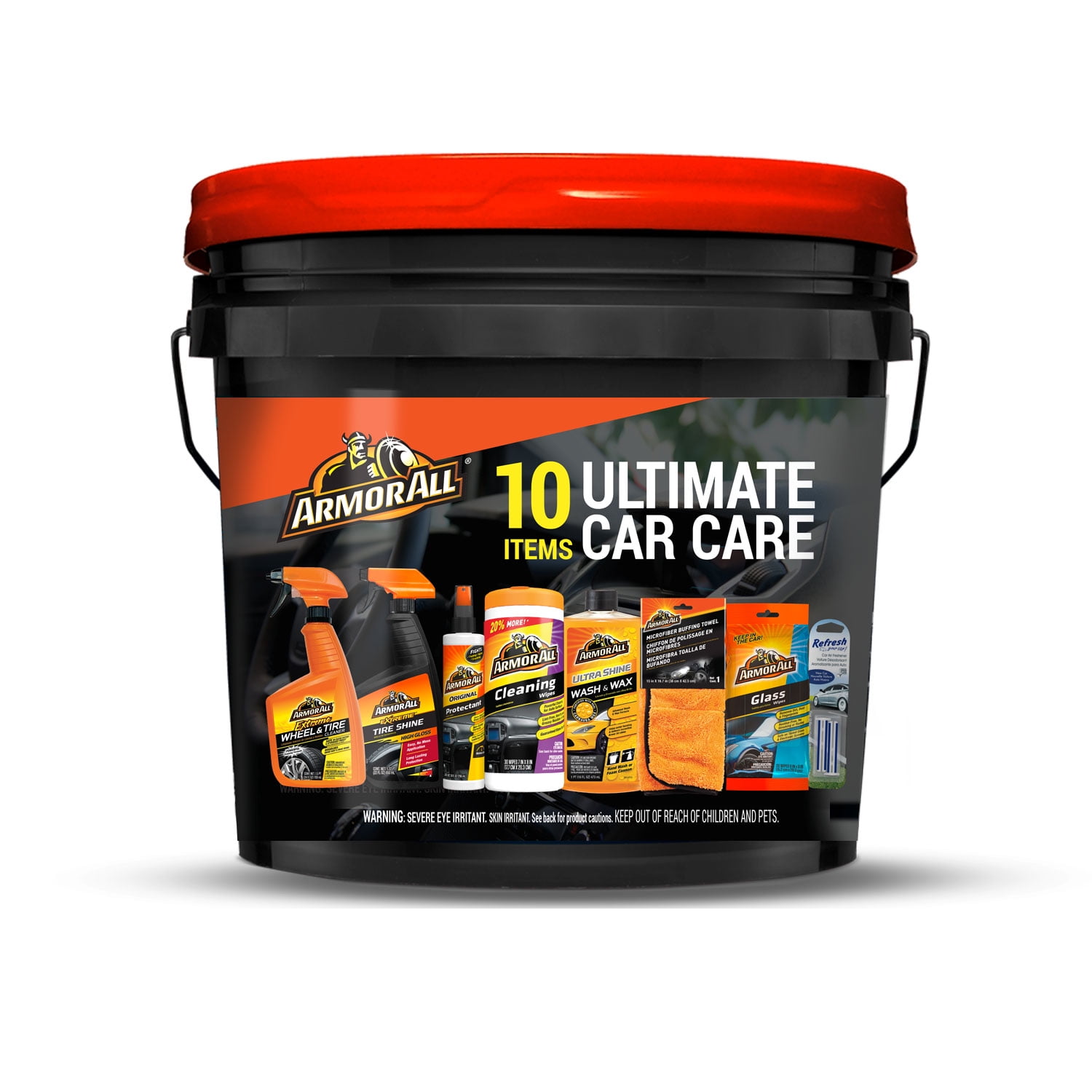 Armor All Ultimate Car Care Gift Set, Auto Cleaners, 10 Piece