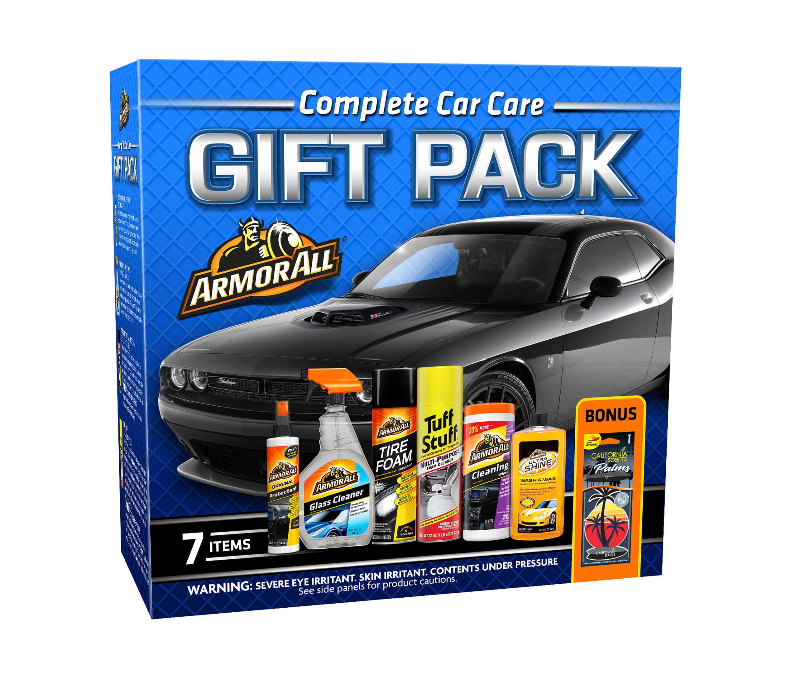 6 pc Armor All Complete Car Care Gift Pack Car Wash, Detailing