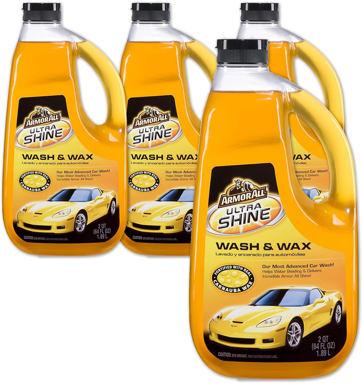 Armor All Ultra Shine Wash & Wax (64 fluid ounces) 4 Packs - Walmart.com