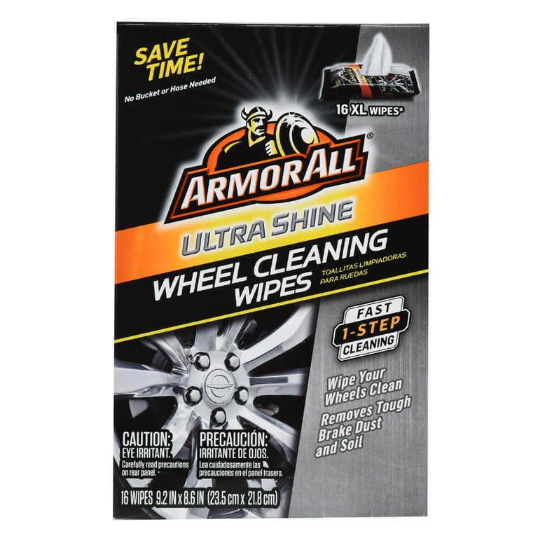 Buy Armor All 17497C Cleaning Wipes, 7 in L, 8 in W, Characteristic,  Effective to Remove: Dust, Ground-in Dirt, Grime Clear