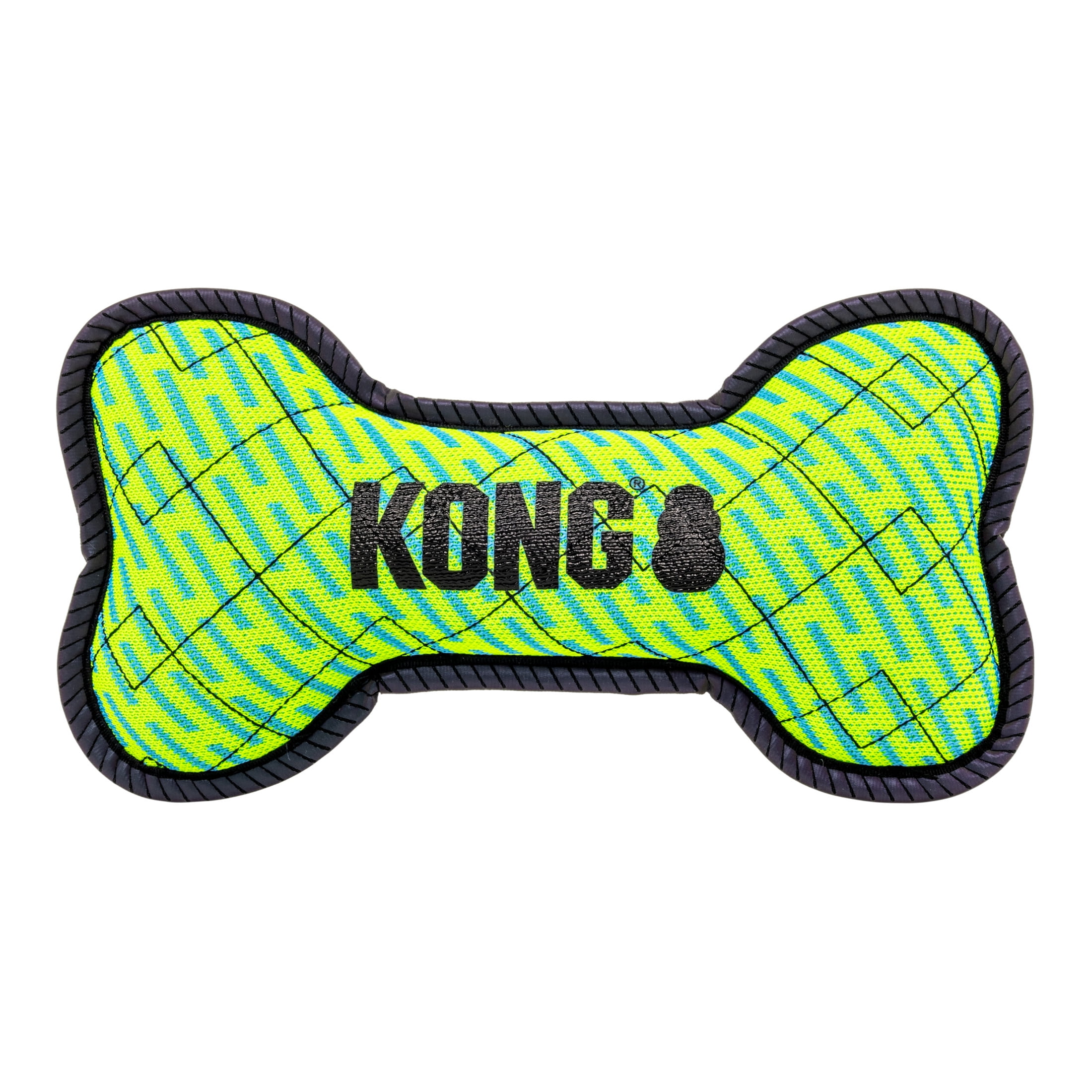 KONG® Armor® Bone Durable Dog Plush Dog Toy, Medium, Green