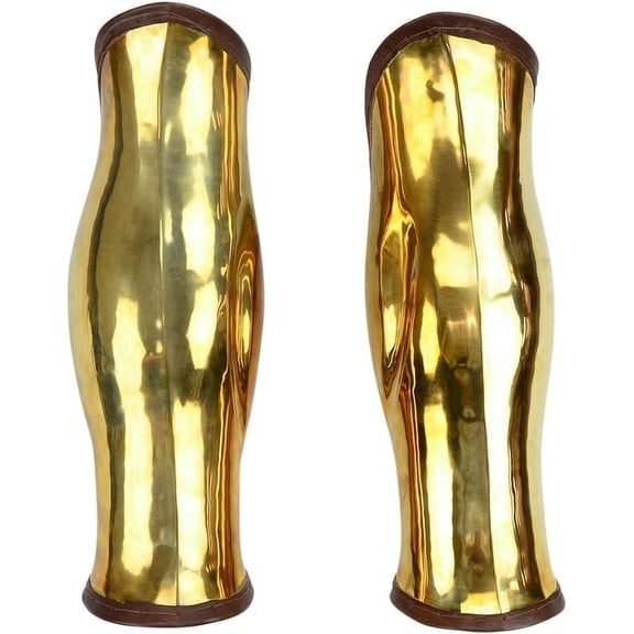 Armor Brass Greek Greaves Gold
