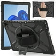 thumbnail image 1 of Armor Case Designed for Microsoft Surface Pro 9 Case, with Hand Strap Heavy Duty Protection Kickstand Shockproof Military Drop Tested Rugged Case for Surface Pro 9 2022 Release - Black, 1 of 12