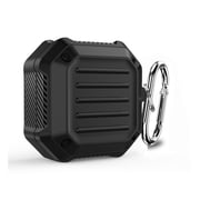 Armor Cover for Samsung Galaxy Buds 2 Pro Case/Galaxy Bus Pro Case/Galaxy Buds 2 Skin/Galaxy Buds Live with Lock, Shockproof Protective Cover Cases with Keychain