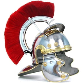 Armor Crested Roman Officers Helmet