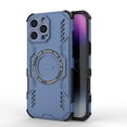 thumbnail image 1 of Armor Designed for iPhone 16 Pro Case, Built-in Magnet Compatible with MagSafe Charging Slim Lightweight Shockproof Dropproof Rugged Protective Phone Cover for iPhone 16 Pro, Blue, 1 of 10