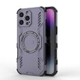 thumbnail image 1 of Armor Designed for iPhone 16 Pro Case, Built-in Magnet Compatible with MagSafe Charging Slim Lightweight Shockproof Dropproof Rugged Protective Phone Cover for iPhone 16 Pro, Purple, 1 of 10