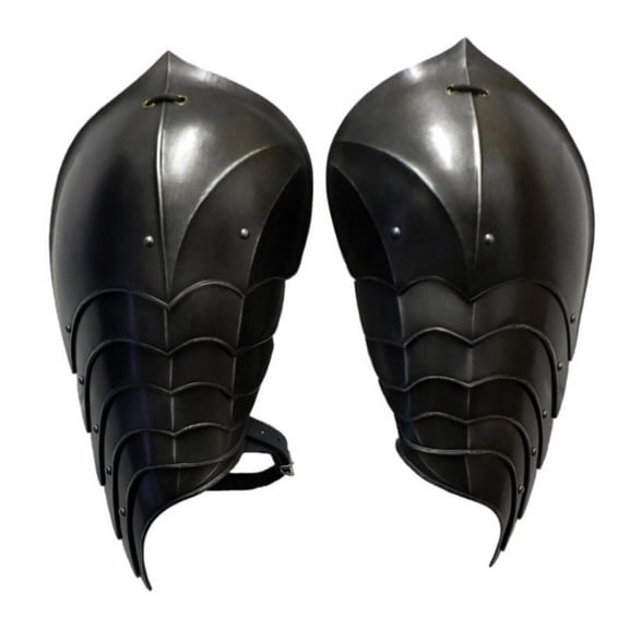 Armor, Elven Style Shoulder Armour, Wyvern Pauldrons, SCA, cosplay, armor